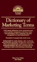 Dictionary of Marketing Terms (Barron's Business Dictionaries) 0812017838 Book Cover