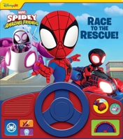 Disney Junior Marvel Spidey and His Amazing Friends: Race to the Rescue! Sound Book [With Battery] B0G2X75QYY Book Cover