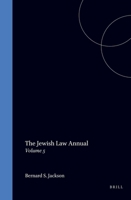 Jewish Law Annual Volume 5 9004072853 Book Cover