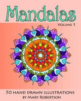 Mandalas: 50 Hand Drawn Illustrations 1938519140 Book Cover