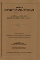 Corpus inscriptionum Latinarum: Vol VI Inscriptiones urbis Romae Latinae: Pars VI Indices, Fasciculus 3: Grammatica quaedam erroresque quadratarii et alias rationes Scriben di notabiliores 3110121522 Book Cover