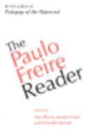 The Paulo Freire Reader 082641088X Book Cover