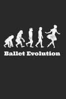 Ballet Evolution: Wide Ruled Notebook Created For Dancers and Ballet Teachers 179331196X Book Cover