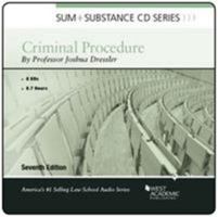 Sum & Substance Audio on Criminal Procedure, (CD) (Sum & Substance) 1642420824 Book Cover