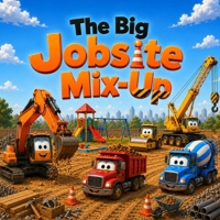 The Big Jobsite Mix-Up: A Fun Construction Storybook for Kids Who Love Trucks, Diggers, and Big Machines B0H4WG7MSL Book Cover