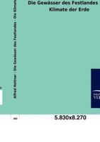 Die Gew Sser Des Festlandes - Die Klimate Der Erde 3846007285 Book Cover