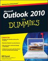 Outlook 2010 For Dummies 0470487712 Book Cover