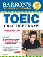 Barron's TOEIC Practice Exams with MP3 CD, 3rd Edition 1438077270 Book Cover