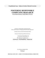 Fostering Responsible Computing Research: Foundations and Practices 0309295270 Book Cover