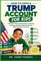 HOW TO OPEN A TRUMP ACCOUNT FOR KIDS: A Parent’s Step-by-Step Guide to Opening, Claiming, Funding, and Growing Your Child’s Investment Account B0HMFRK6H1 Book Cover