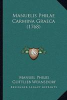 Manuelis Philae Carmina Graeca (1768) 1166615022 Book Cover