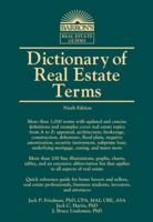 Dictionary of Real Estate Terms (Barron's Real Estate Guides) 0812038983 Book Cover