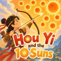 Hou Yi and the 10 Suns: Chinese Mythology Stories for Kids (Chinese Mythology for Kids) 1998317412 Book Cover