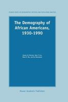 The Demography of African Americans 1930–1990 9048163951 Book Cover