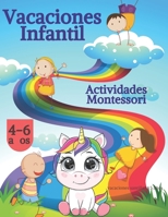 vacaciones santillana 5 años: 4 años, 6 años, Actividades Montessori, Vacaciones infantil (libro vacaciones 5 años) B08C95PBL5 Book Cover