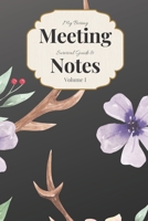 My Boring Meeting Survival Guide & Notes Volume I: 6x9 Meeting Notebook and Puzzle Book 1089972385 Book Cover