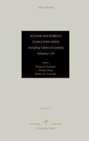 Author and Subject Cumulative Index, Including Tables of Contents Volumes 1-24, Volume 25: Subject and Author Cumulative Index, Volumes 1-24 (Thin Films) 0125330251 Book Cover