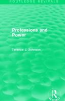Professions and Power (Study in Sociology) 0333134303 Book Cover