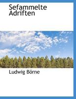 Sefammelte Adriften 1140090542 Book Cover