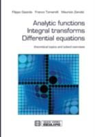Analytic Functions Integral Transforms Differential Equations 8874886608 Book Cover