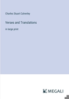 Verses and Translations: in large print 3368331310 Book Cover