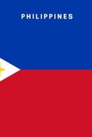 Philippines: Country Flag A5 Notebook to write in with 120 pages 1686010362 Book Cover