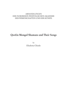 Qorcin Mongol Shamans and Their Songs 3506760521 Book Cover