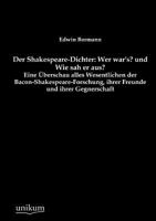Der Shakespeare-Dichter: Wer War's? Und Wie Sah Er Aus? 3954549158 Book Cover