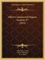 Allen's Commercial Organic Analysis V7 1164563238 Book Cover