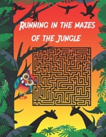 Running in the mazes of the jungle: 30 Puzzles to Solve - Fun and Challenging Mazes. and Clever Logic! B08SGG95M1 Book Cover