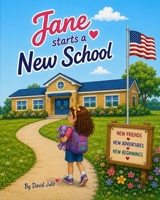 Jane Starts a New School: Anxious and affraid of starting a new school kids book B0HFTW32G7 Book Cover