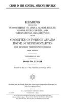 Crisis in the Central African Republic 1499201613 Book Cover