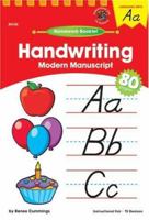 Handwriting Modern Manuscript Homework Booklet 0880129271 Book Cover