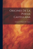 Origines De La Poesia Castellana 1021616028 Book Cover