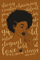 Self-Care Journal For Black Women: Mental, Physical and Emotional Health Planner, Tracker Notebook Record Book 1081917261 Book Cover