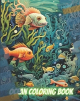 Ocean Scene Coloring Book B0CNZGC5QV Book Cover
