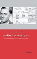 Audiatur et altera pars 3849502120 Book Cover