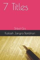 7 Titles: Shbd-Grz B09WRPXPNT Book Cover