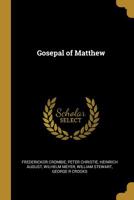 Gosepal of Matthew 1010206435 Book Cover