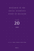 Research in the Social Scientific Study of Religion, Volume 20 9004175628 Book Cover