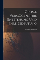 Grosse Vermögen. Ihre Entstehung und ihre Bedeutung 1018195785 Book Cover