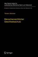 Menschenrechtlicher Gleichheitsschutz 3642181996 Book Cover