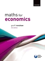 Maths for Economics 0199602123 Book Cover