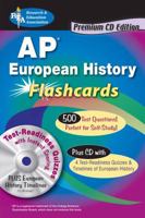 AP European History Premium Edition Flashcard Book (REA) 0738605085 Book Cover