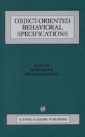 Object-Oriented Behavioral Specifications 0792397789 Book Cover