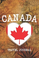 Canada: 6x9 Travel planner I Road trip planner I Dot grid journal I Travel notebook I Travel diary I Pocket journal I Gift for Backpacker 1674089988 Book Cover