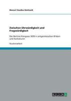 Zwischen Ehrw?rdigkeit und Fragw?rdigkeit 3638910830 Book Cover