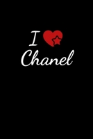 I love Chanel: Notebook / Journal / Diary - 6 x 9 inches (15,24 x 22,86 cm), 150 pages. For everyone who's in love with Chanel. 1089069170 Book Cover