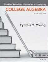 Student Solutions Manual to Accompany College Algebra, 3e 1118137574 Book Cover
