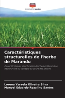 Caractéristiques structurelles de l'herbe de Marandu 6207316568 Book Cover